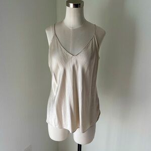 Banana republic 100% silk camisole, size large